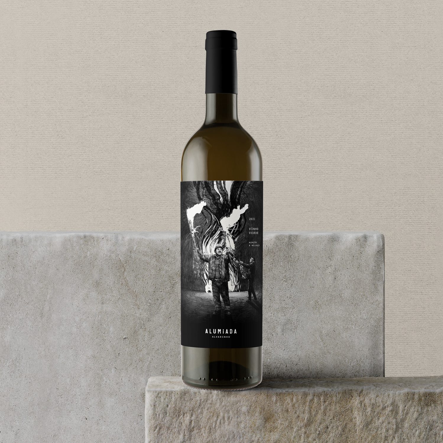 Garrafa de Alvarinho Alumiada